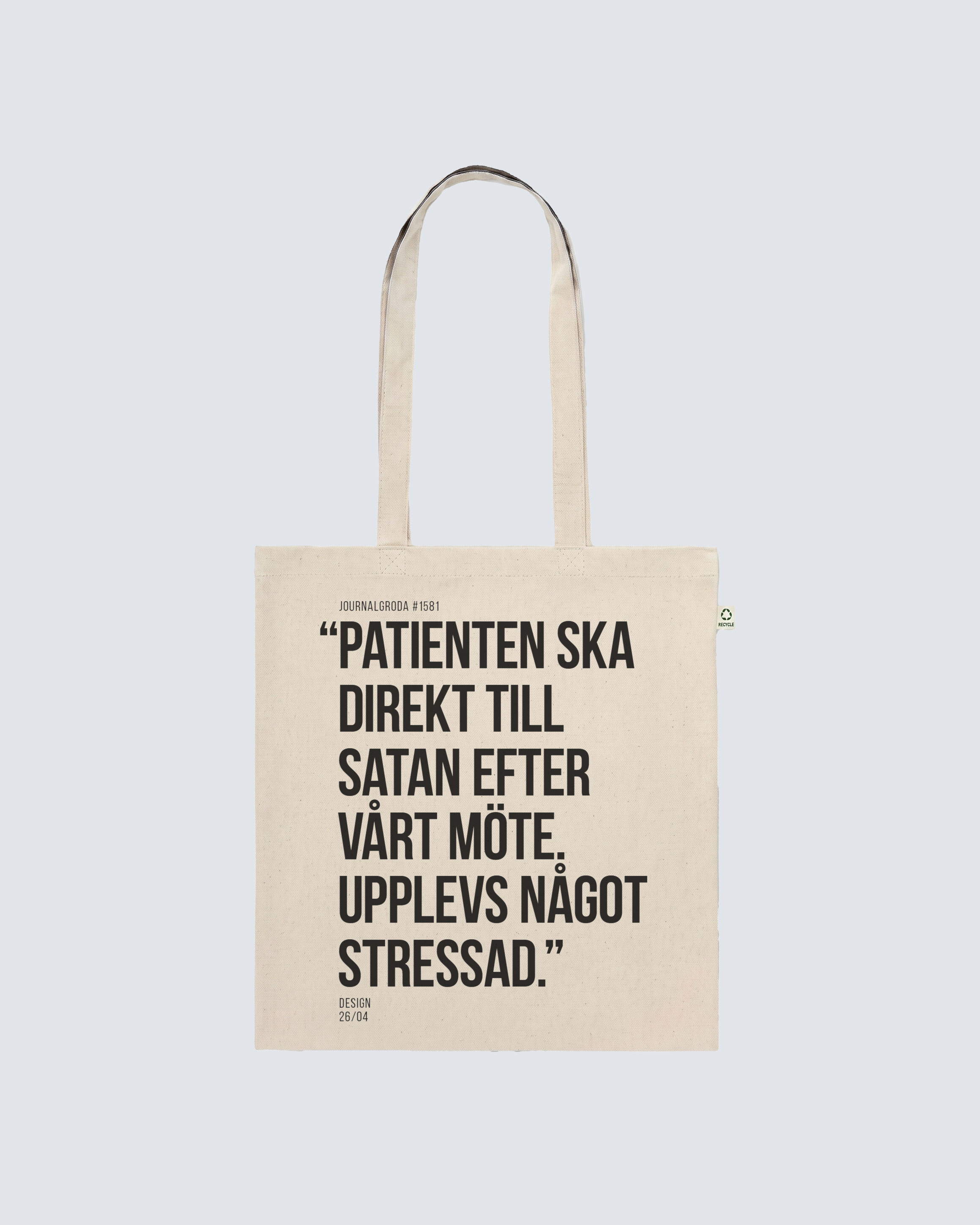 Journalgrodor Tygväska #1 Off white