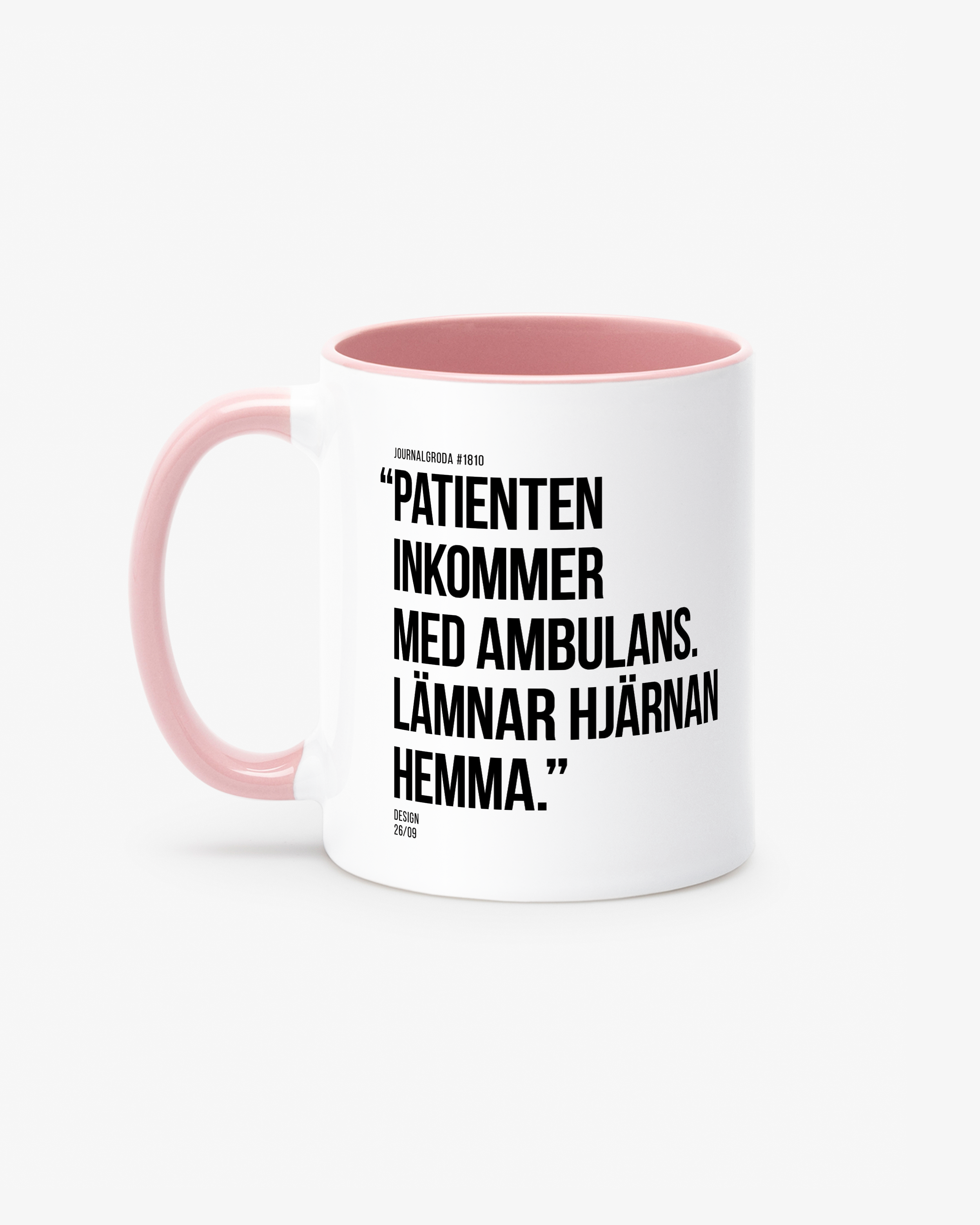 Journalgrodor Mugg #3 Rosa