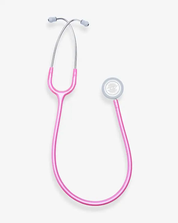 ADC 608 Clinician Stetoskooppi Vadelmanpunainen Metallic