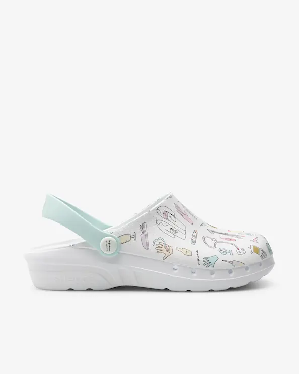 Suecos Oden Fusion Print Slip in Hygiensko Vit