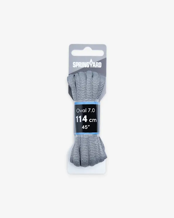 Springyard Oval Shoelaces Grå 110 cm
