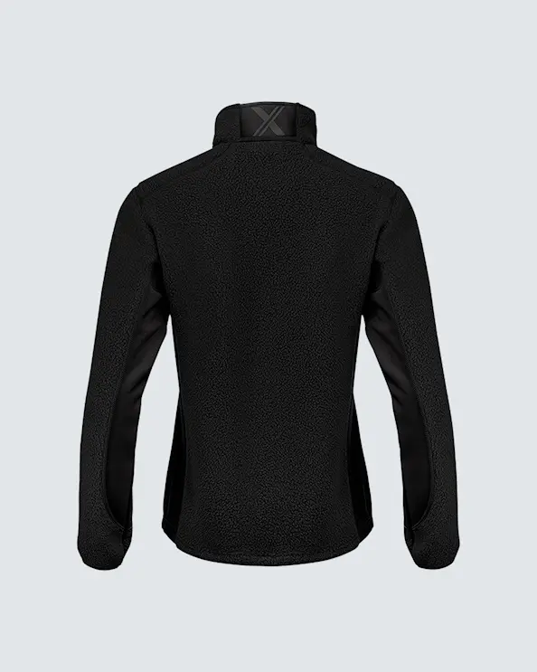Texstar Pile Fleece Jacka Dam Svart