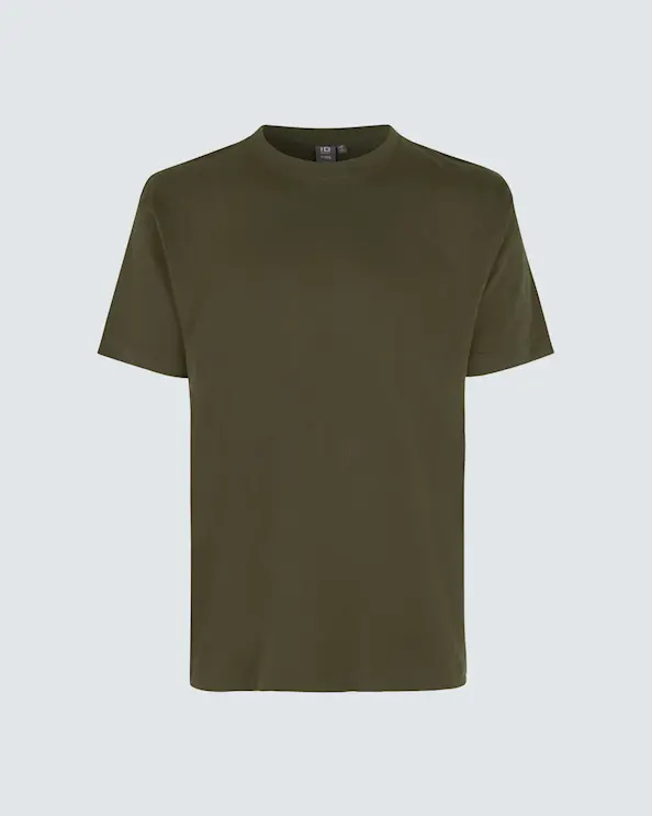 ID Identity T-TIME Miesten T-paita Oliivinvihreä