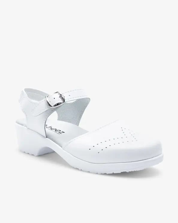 Beez Tidlös Arbetssko Vit