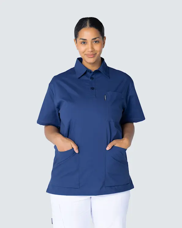 Almedahls Laivastonsininen Kauluspusero Unisex