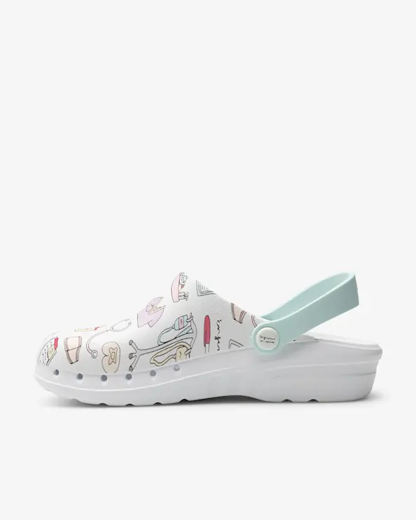 Suecos Oden Fusion Print Slip in Hygiensko Vit