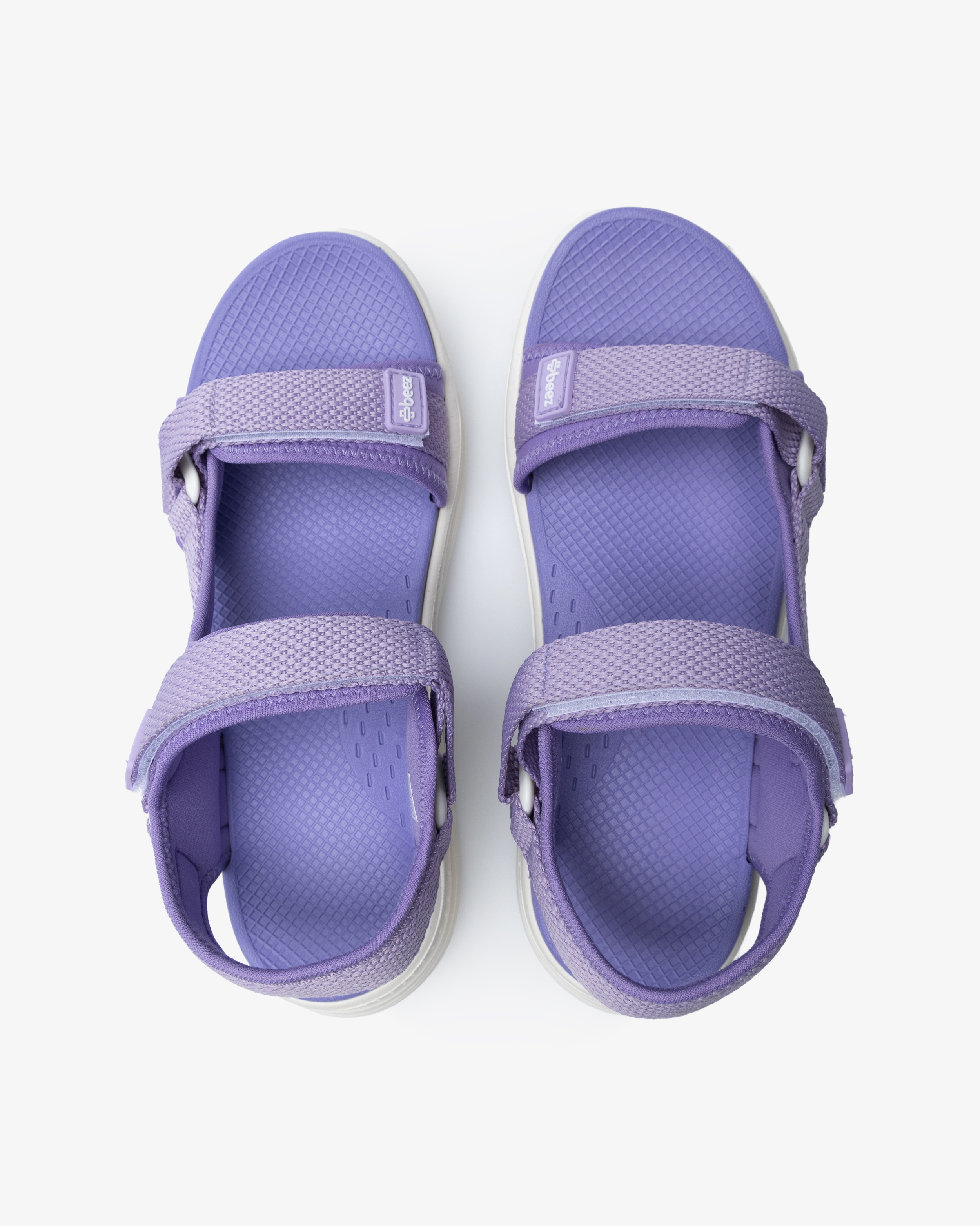Beez Zen Velcro Sandal Lilla