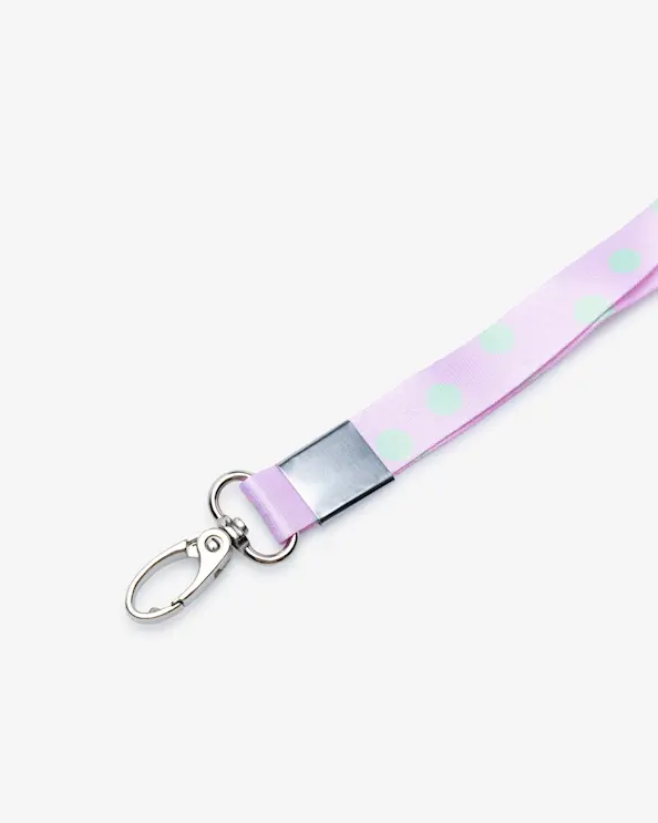 Nøkkelbånd Prikkete Lys rosa