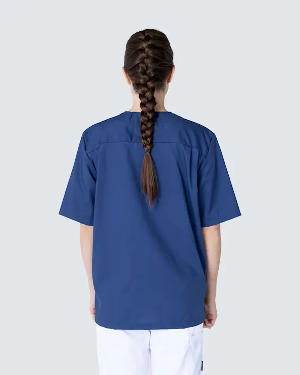 Almedahls Marin/Vit V-blus Unisex