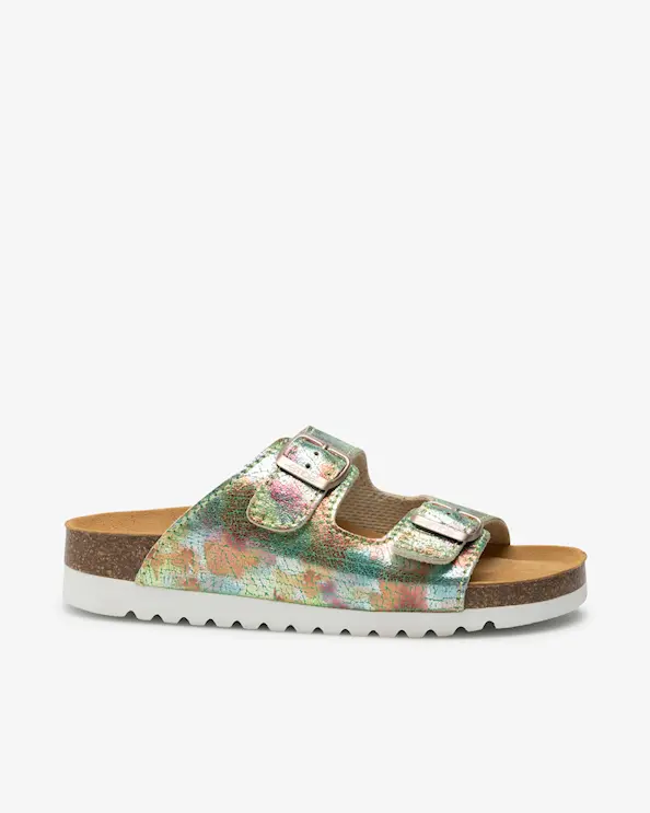 Embla 2736 Airbed Sandal Grön Metallic