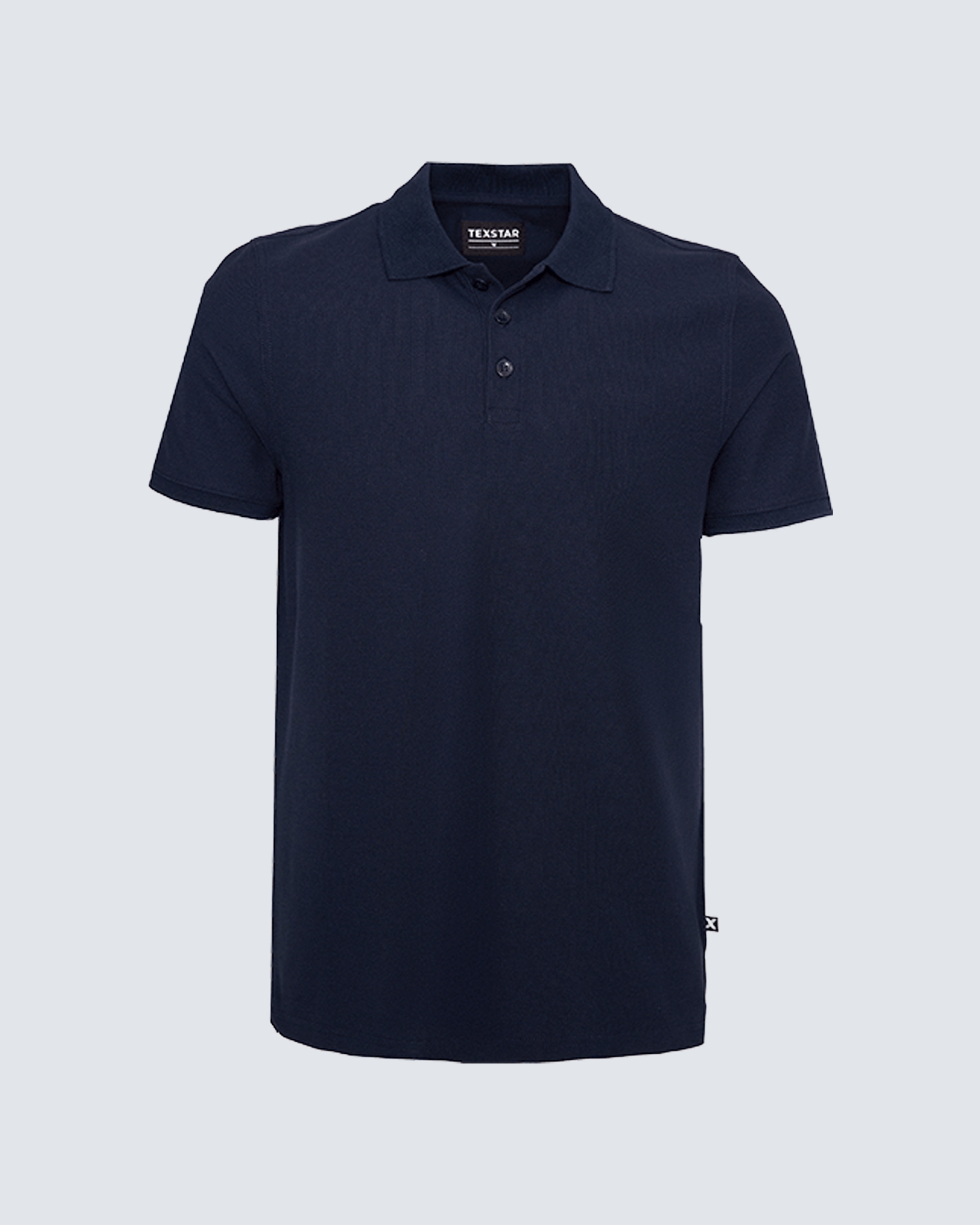 Texstar Classic Piké Herr Marin