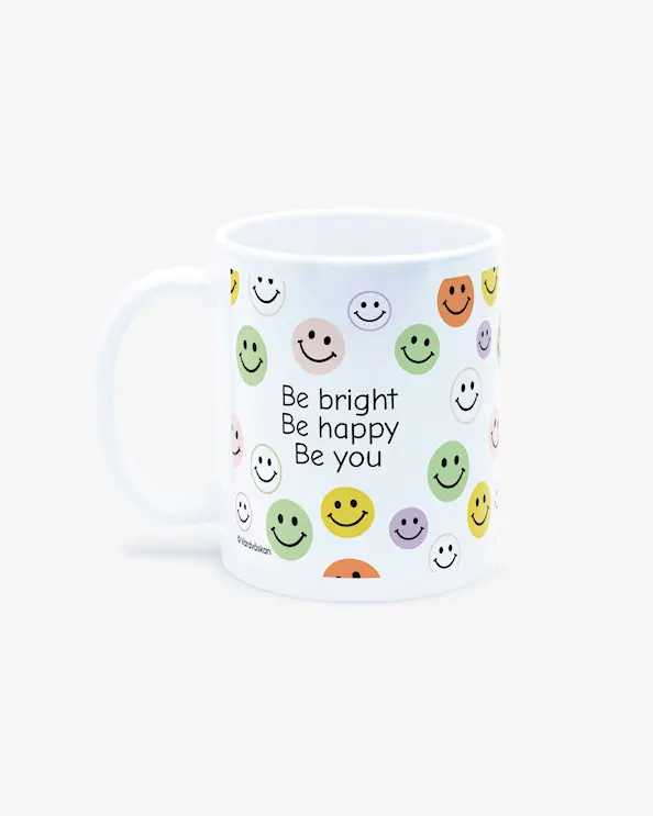 Muki Smiley vibes Valkoinen