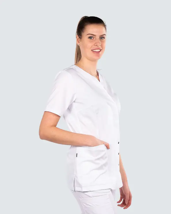 Kentaur Tencel Medical Valkoinen Paitapusero Naiset