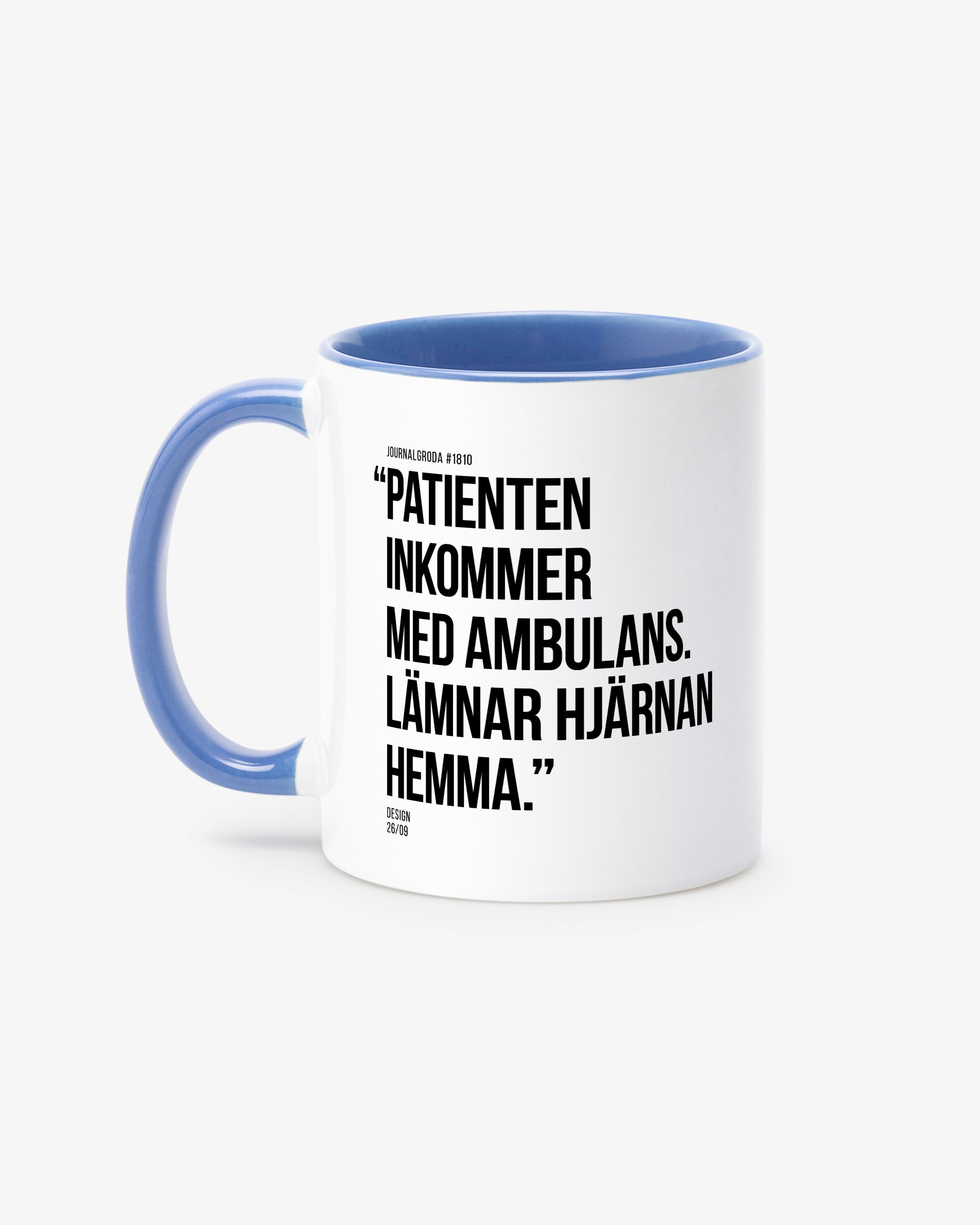 Journalgrodor Mugg #3 Blå