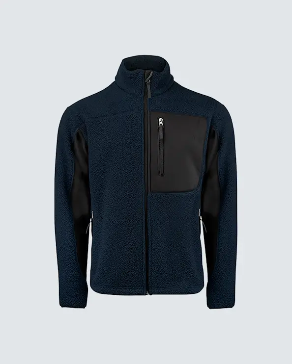 Texstar Pile Fleece-jakke for menn Marin