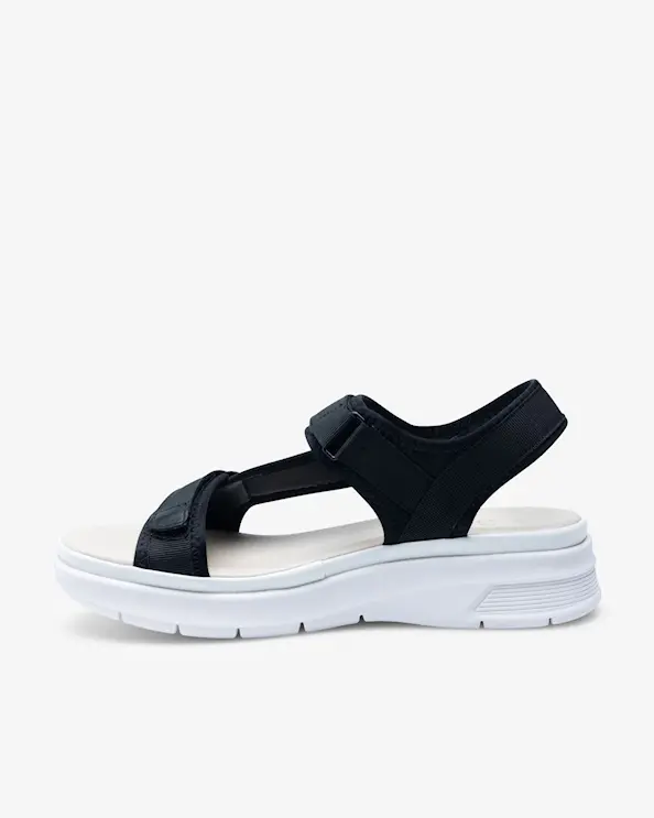 Beez Lush Black Velcro Sandal
