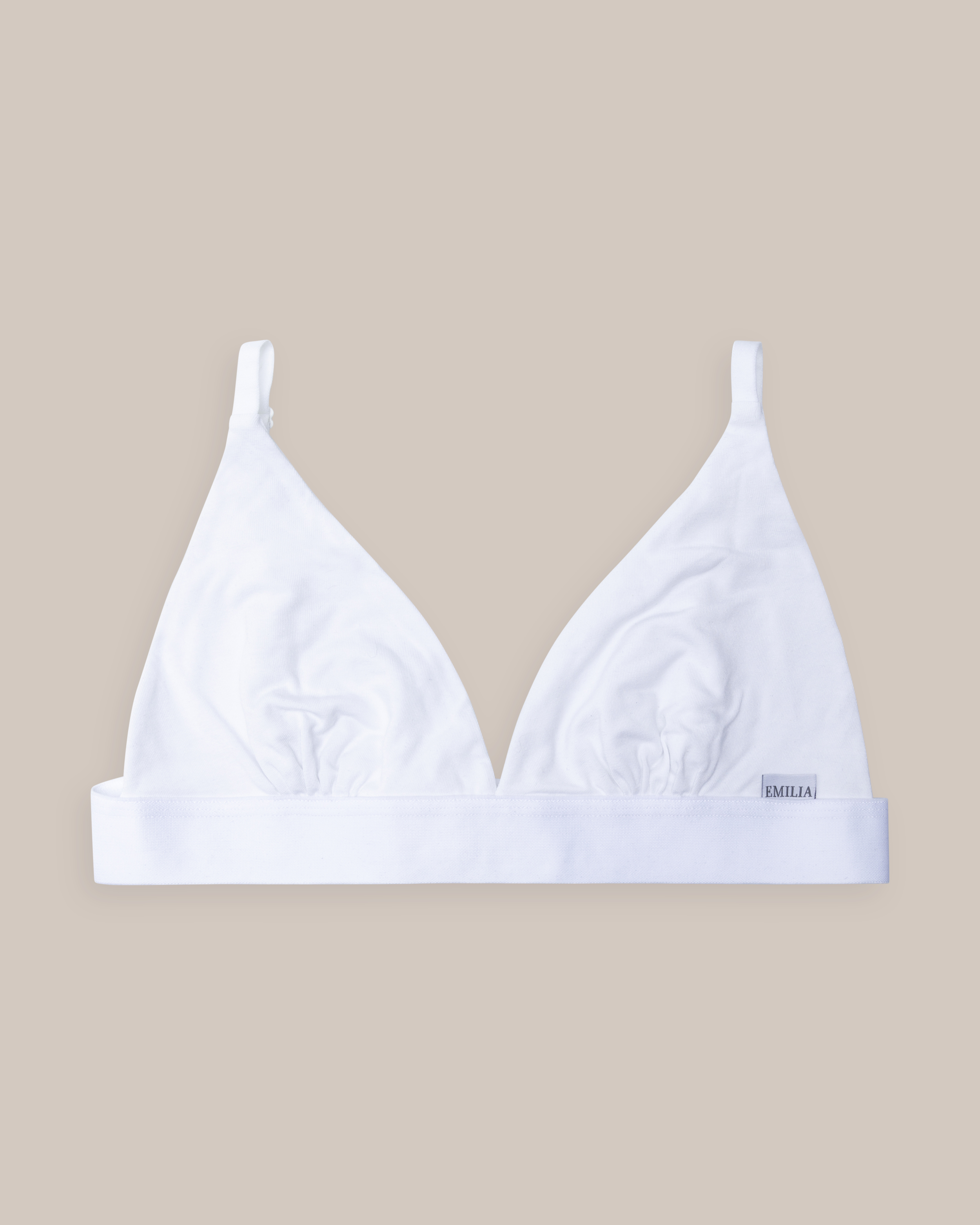 Triangel-BH Ellen Bambu Vit