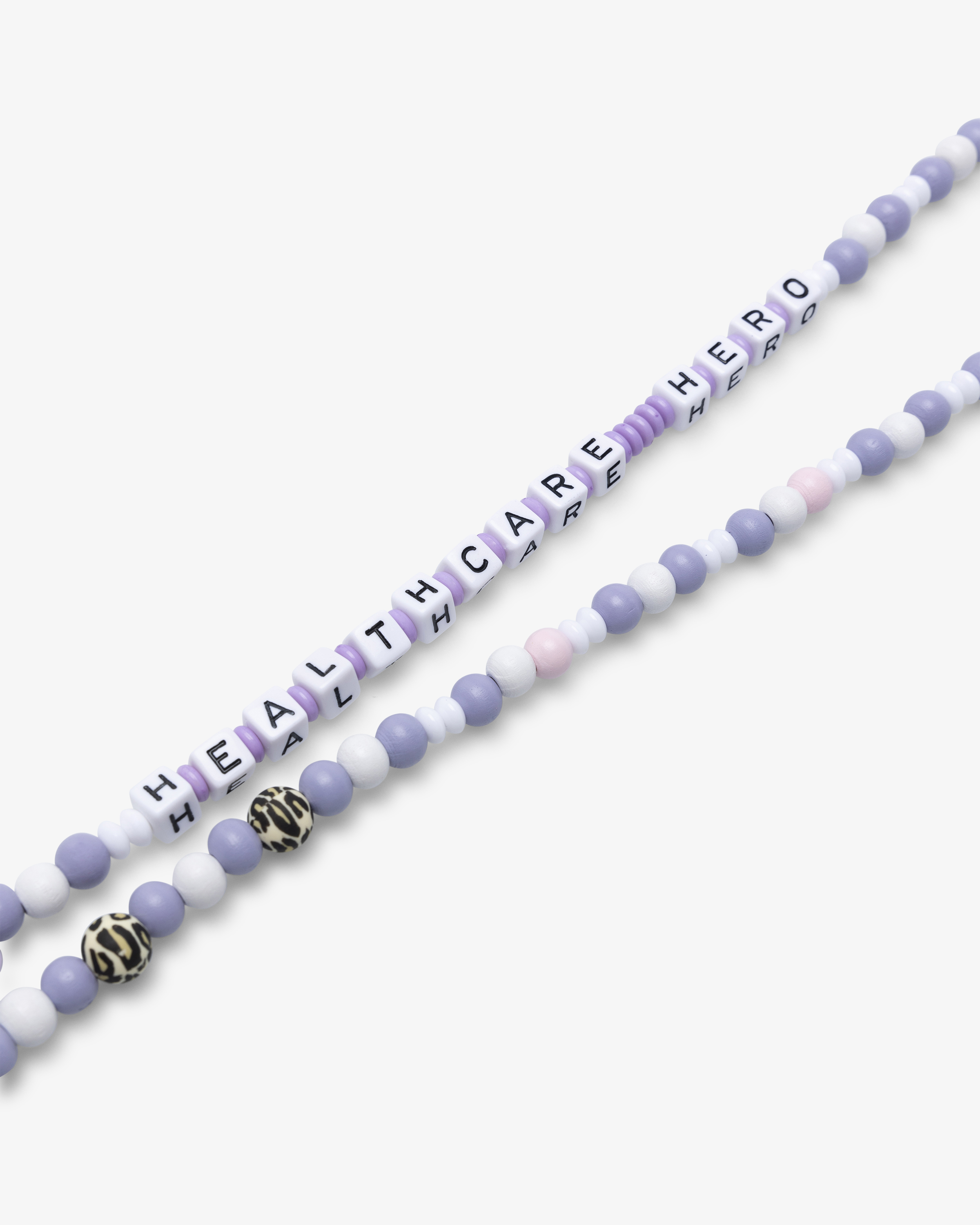 Schlüsselband Holzperlen Buchstaben