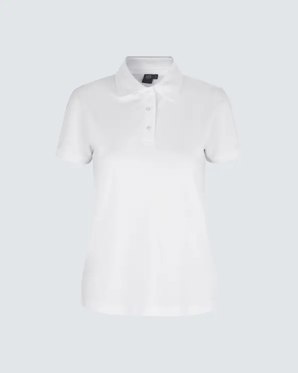 ID Identity Naisten Pikeepaita Valkoinen