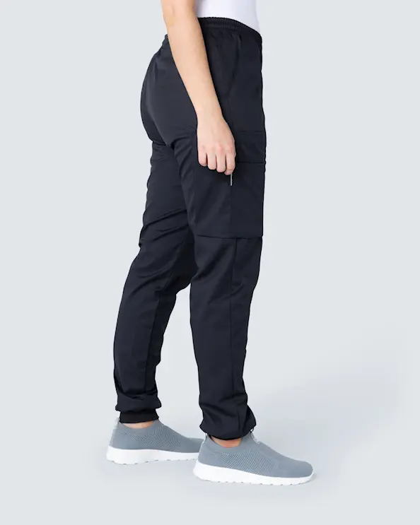 Almedahls Musta Mansettihousut Unisex
