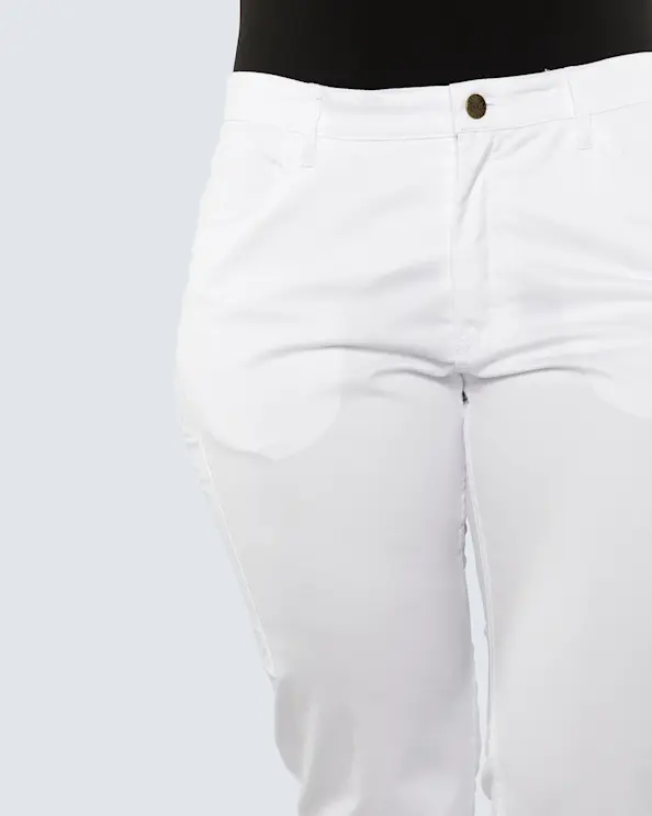 Nybo Jeans Unisex Supercool -10 cm Hvid