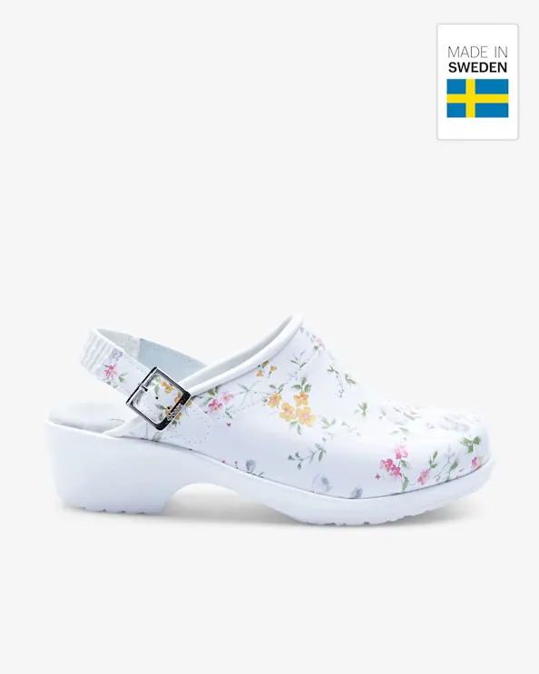 Beez Arbeidssko Klassisk, matte Floral