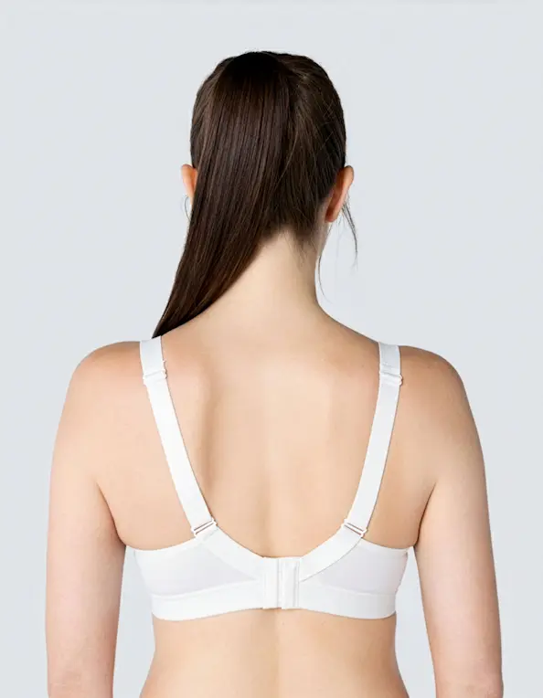 Mustat saumattomat Marie-rintaliivit Valkoinen