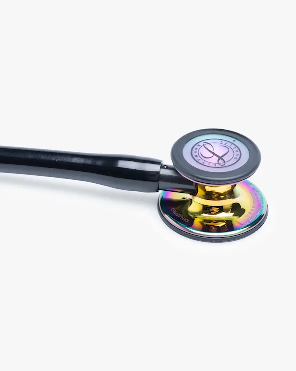 Littmann Cardiology IV stetoskooppi Musta/Sateenkaari