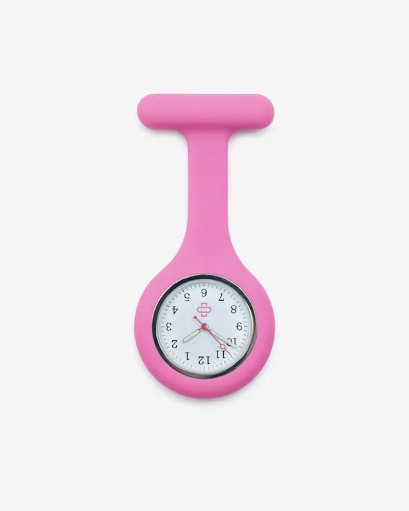 Sjuksköterskeklocka Cerise
