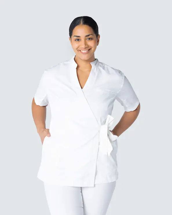 WAW Livia Wrap Top White