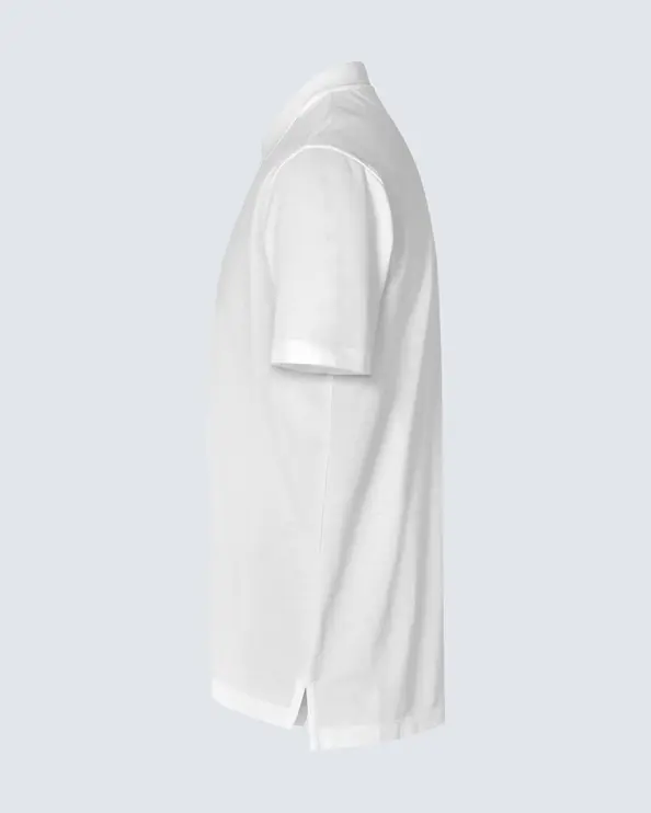 ID Identity Ease Poloshirt Lyocell Herren Weiß