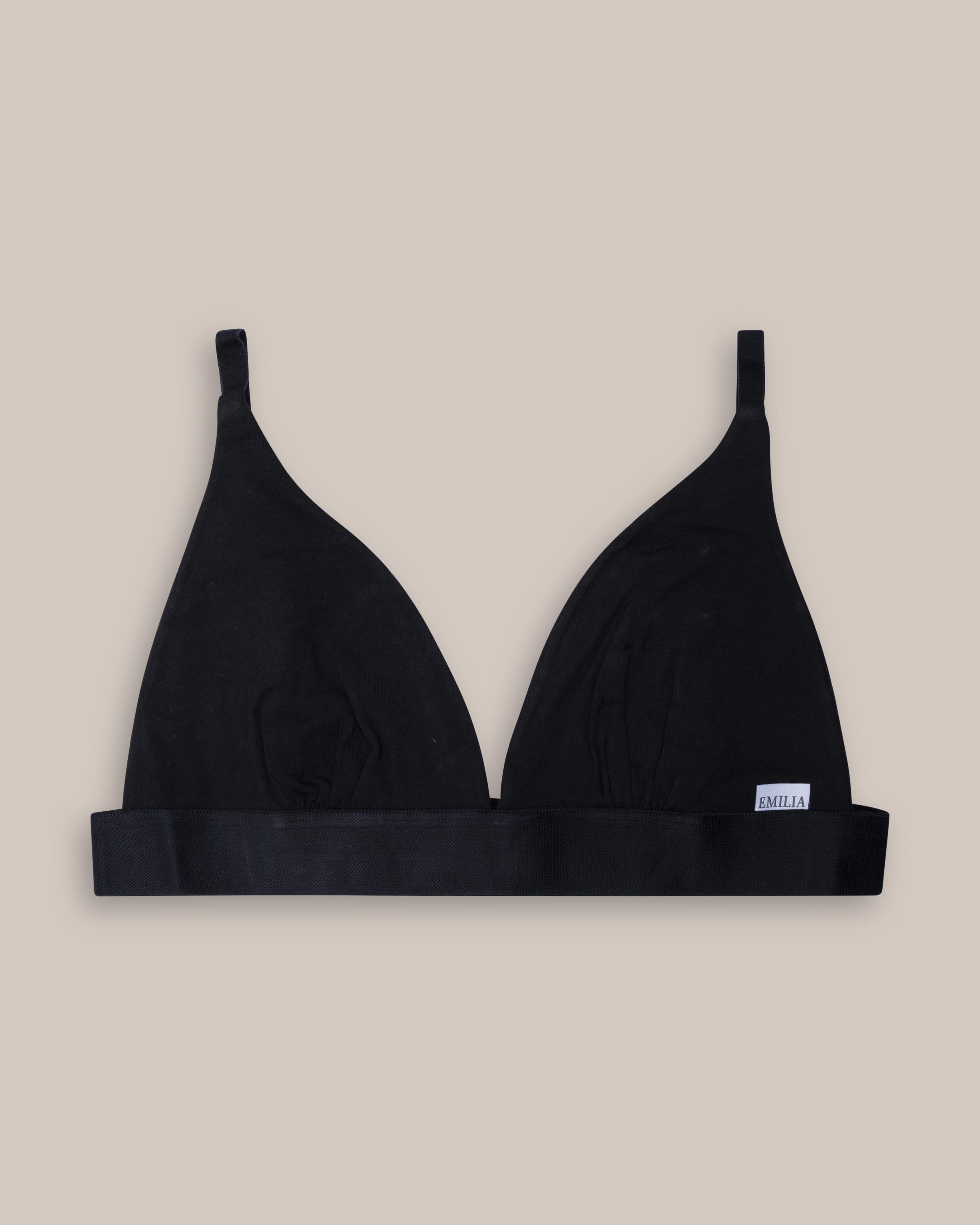 Kolmiorintaliivit Ellen Bambu Musta