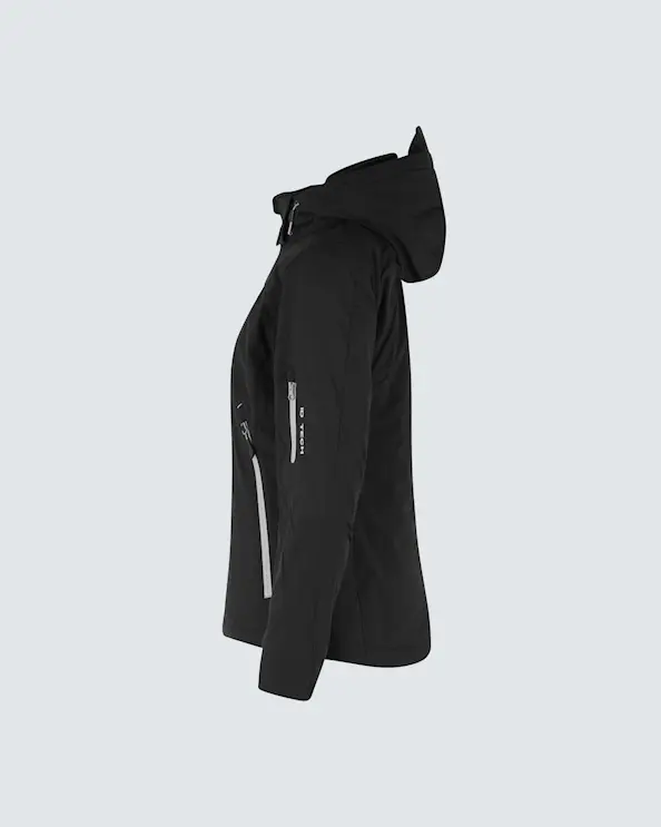 ID Identity Softshell vinterjakke til kvinder Sort