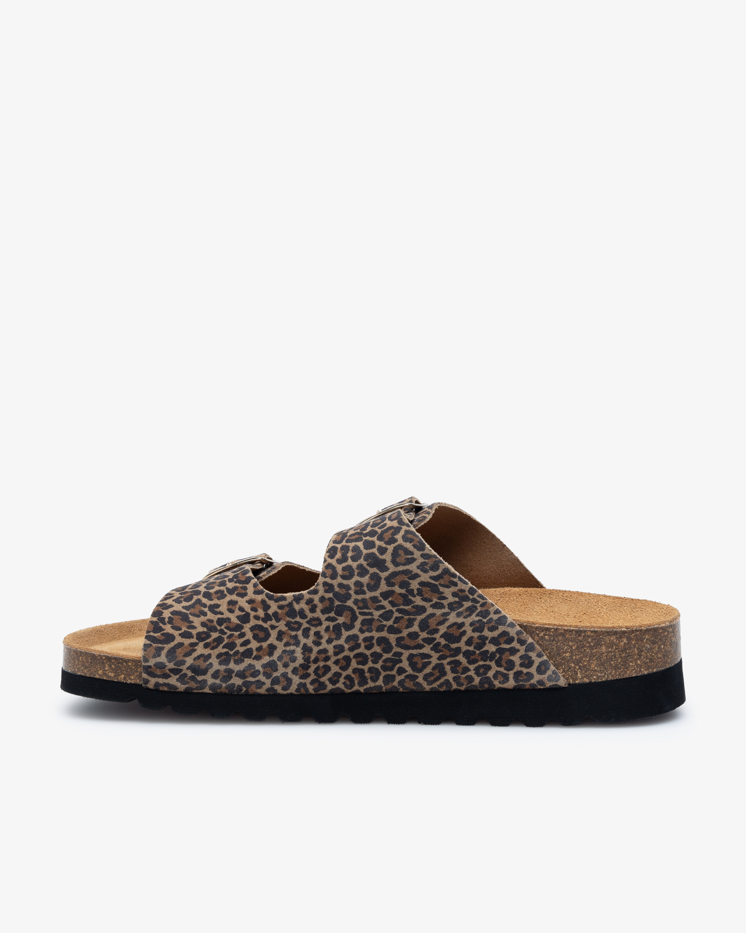 Embla 2736 Damesandal Airbed Leopard Bronze