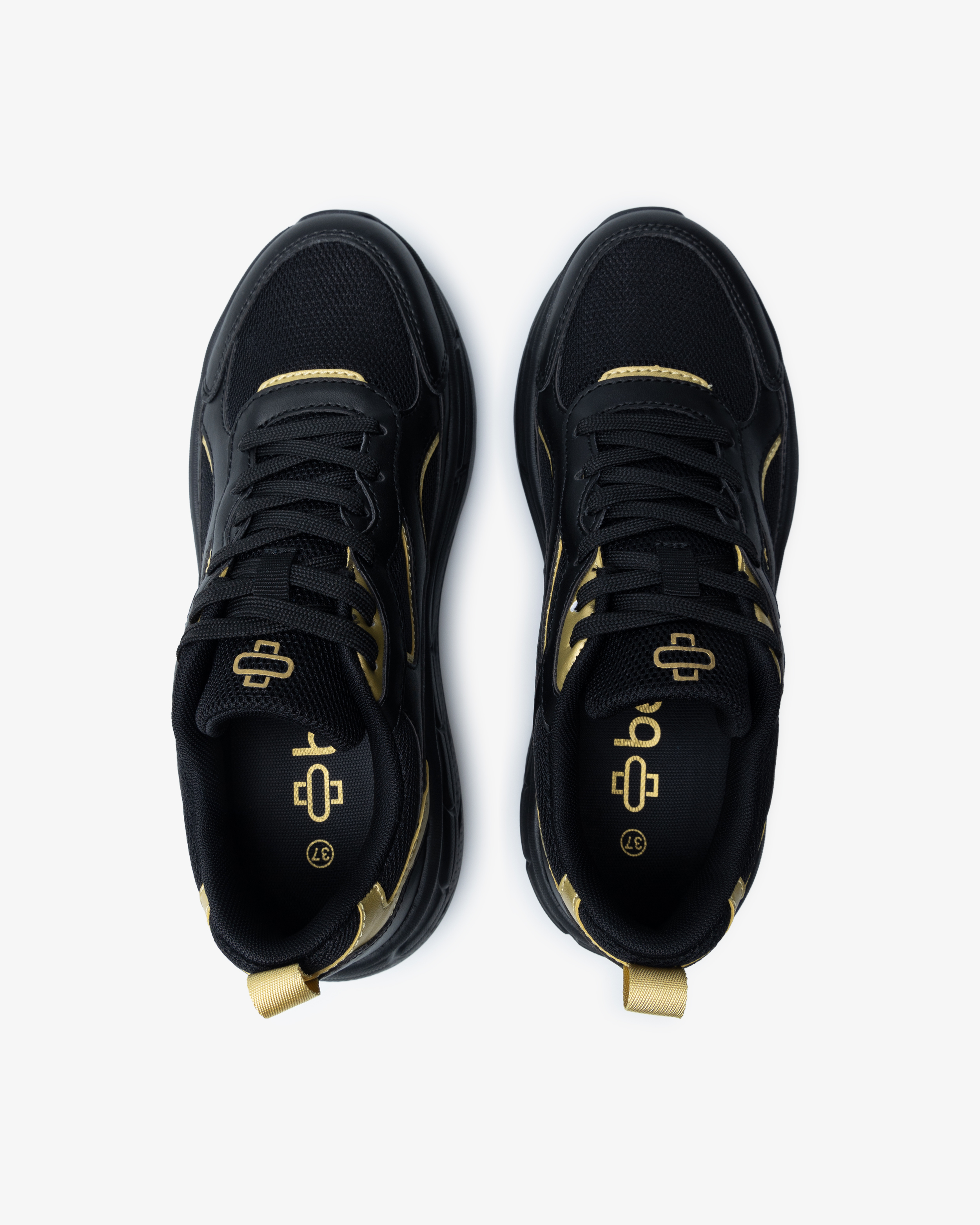 Beez Pulse Sneakers Guld/Sort