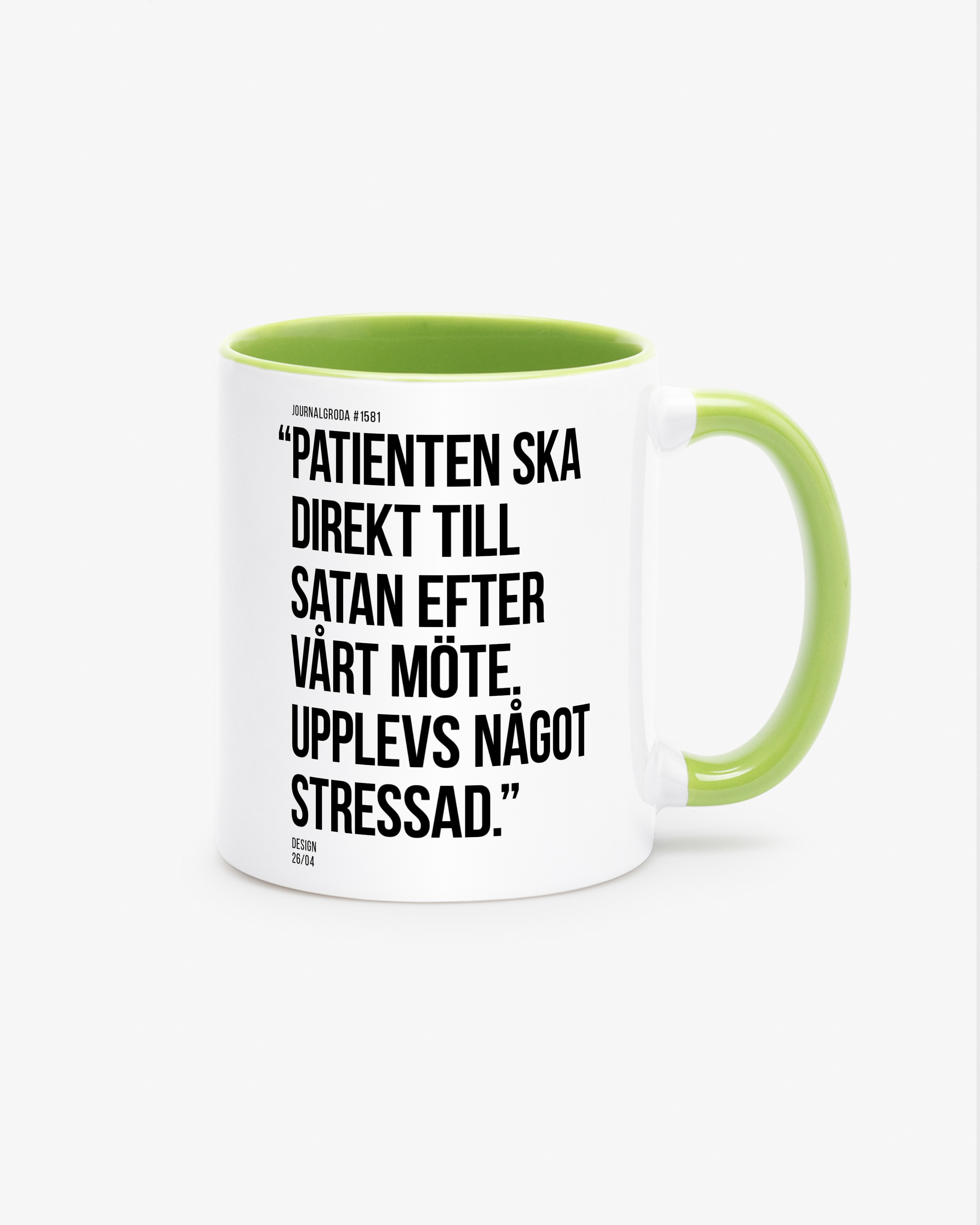 Journalgrodor Mugg #1 Grön