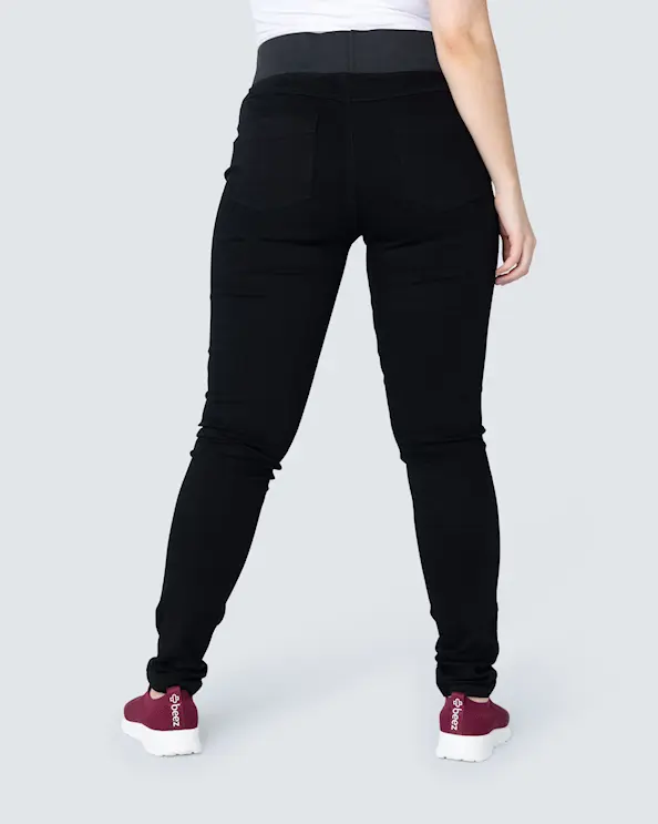 WAW Ladies Stretch Jeans Black