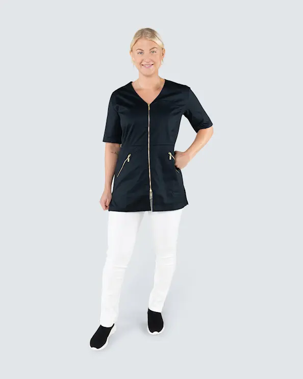 WAW Filippa Zip Top Svart