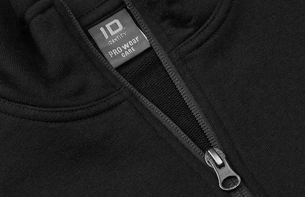 PRO Wear CARE Naisten Collegepaita ¼ Zip Musta