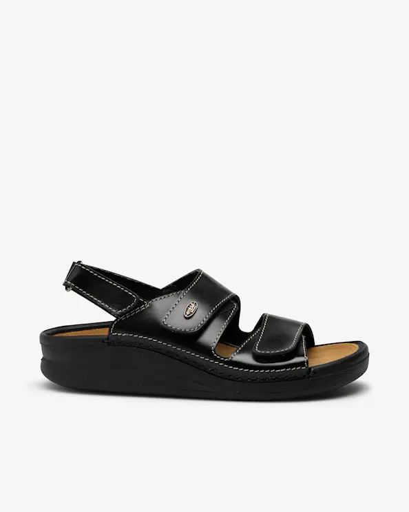 Embla 2416 Damesandaler Svart