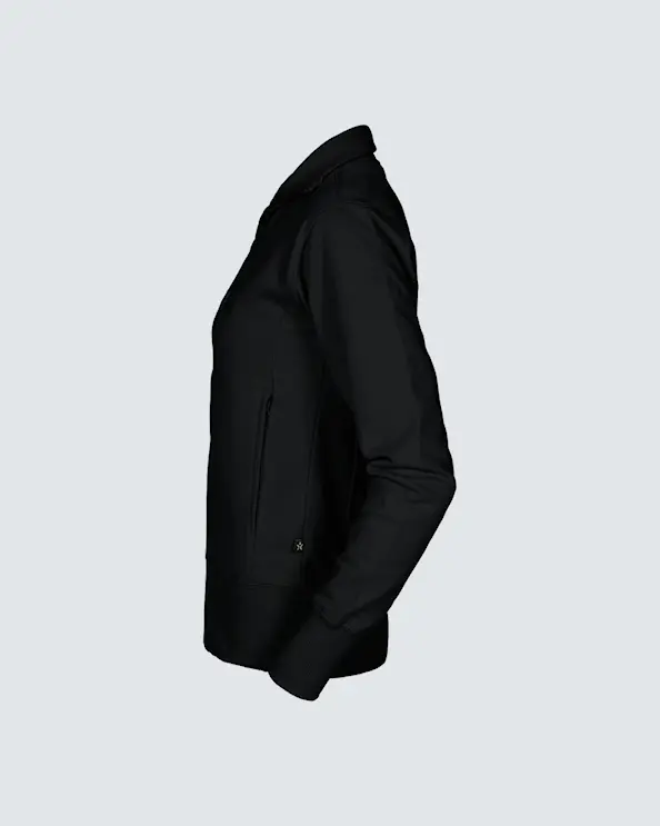 Texstar Sweatshirt med dragkedja Dam Svart