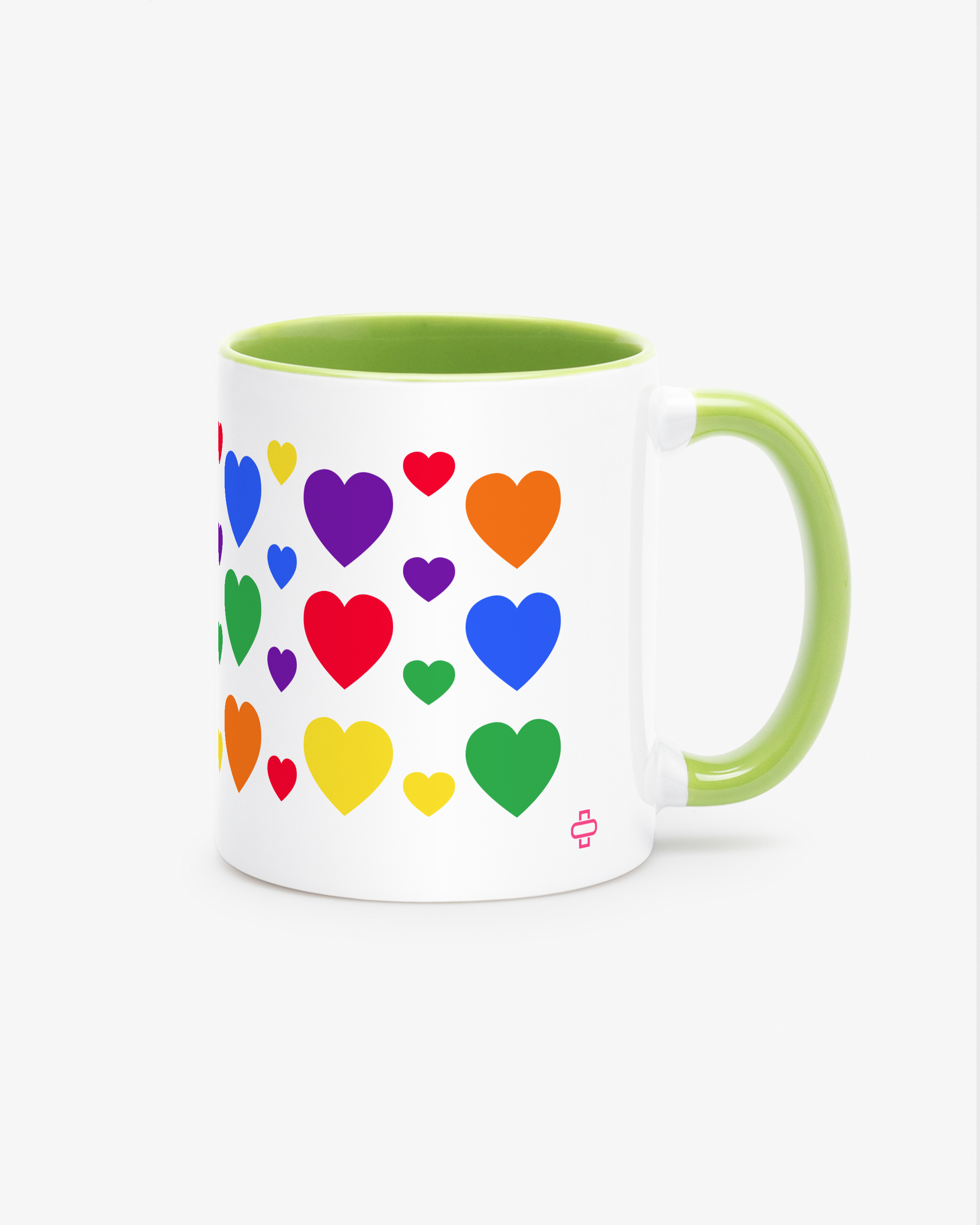 Krus Pride Hearts Grønn