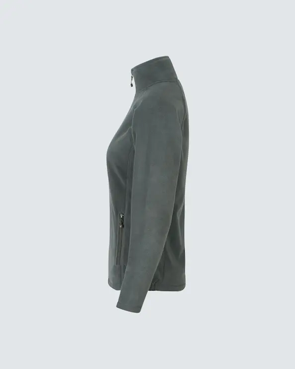 ID Identity Cardigan Microfleece Dam Grå