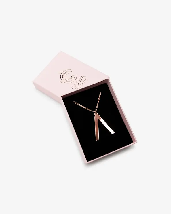 Halsband Ringhållare Lambda Rosé