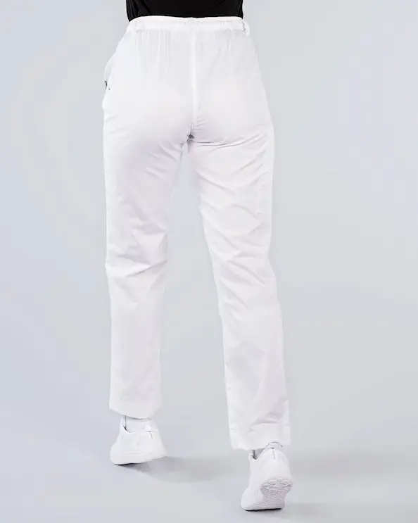 Nytello Rainbow Hvit Bukse med benlommer Unisex