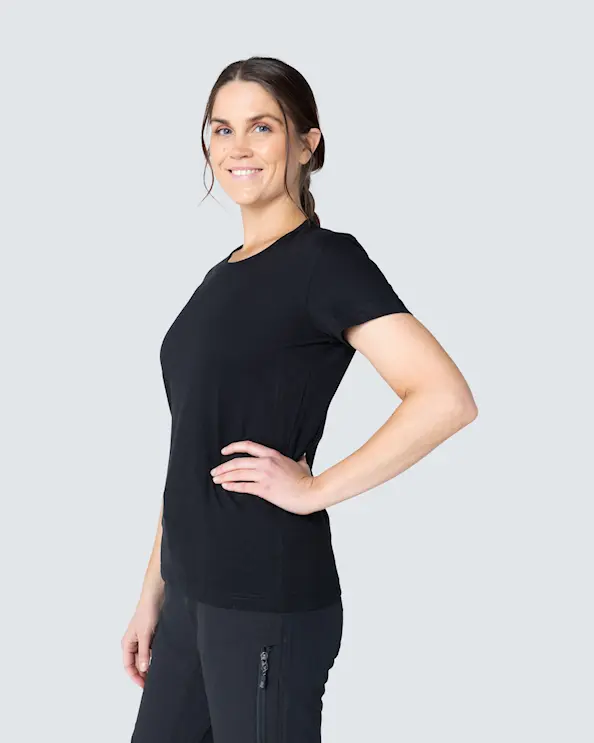 South West Venice Sort T-skjorte Dame