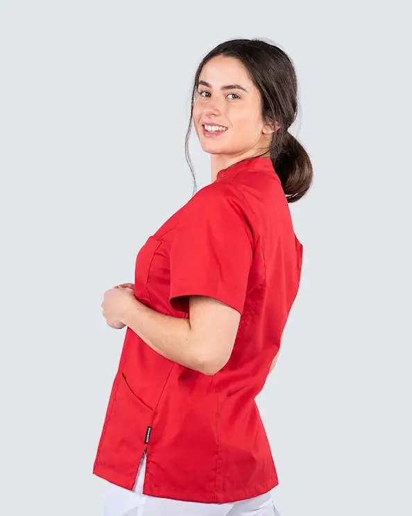 Almedahls Rød Bluse Dame