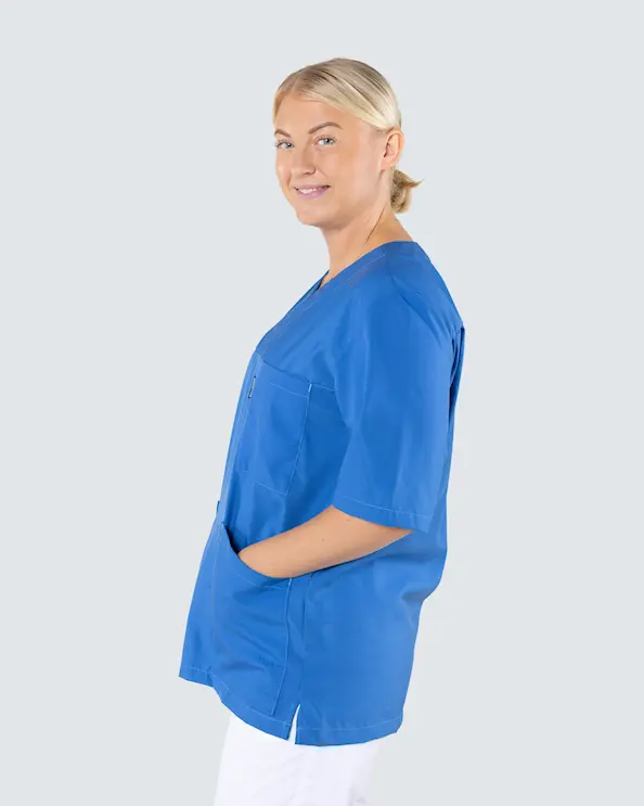 Almedahls Sininen V-paitapusero Tencel Unisex