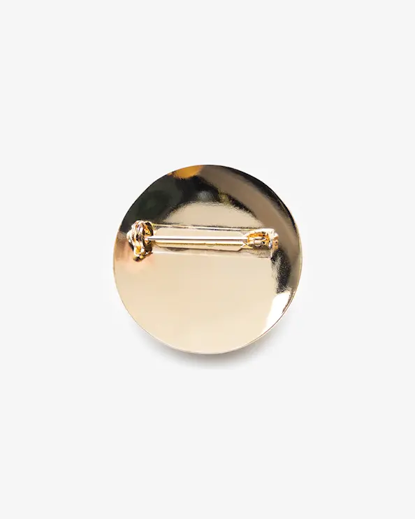 Pleje Broche USK Emaljeret Blå