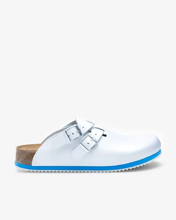 Birkenstock Professional Kay Sandal Vit, Blå Sula